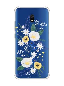 Чохол з потовщеними кутами на Xiaomi Redmi 8A :: Квіти. Акварель (принт 271)