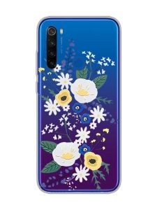 Прозорий чохол на Xiaomi Redmi Note 8T :: Квіти. Акварель (принт 271)