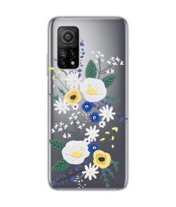Прозорий чохол на Xiaomi Mi 10T/Mi 10T Pro :: Квіти. Акварель (принт 271)