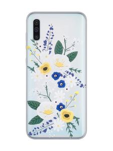 Прозорий чохол на Samsung Galaxy A50 (2019) A505 :: Квіти. Акварель (принт 271)