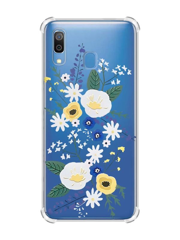 Чохол з потовщеними кутами на Samsung Galaxy A30 (2019) / A20 (2019) :: Квіти. Акварель (принт 271)