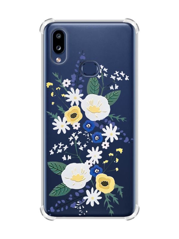 Чохол з потовщеними кутами на Samsung Galaxy A10s/A107 :: Квіти. Акварель (принт 271)