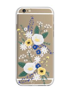 Прозорий чохол на iPhone 6/6s :: Квіти. Акварель (принт 271)
