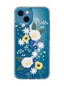 Прозорий чохол для iPhone 13 mini :: Квіти. Акварель (принт 271)