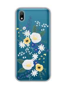 Прозорий чохол для Huawei Y5 2019 / Honor 8S :: Квіти. Акварель (принт 271)