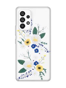 Прозорий чохол на Samsung Galaxy A53  :: Квіти. Акварель (принт 271)