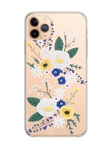 Прозорий чохол на iPhone 11 Pro Max (6,5) :: Квіти. Акварель (принт 271)