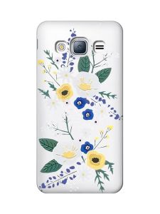 Прозорий чохол на Samsung Galaxy J3 2016 (J310) :: Квіти. Акварель (принт 271)
