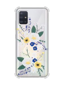 Чохол з потовщеними кутами на Samsung Galaxy A71 / A715 :: Квіти. Акварель (принт 271)