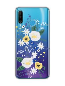 Прозорий чохол на Huawei P30 Lite :: Квіти. Акварель (принт 271)