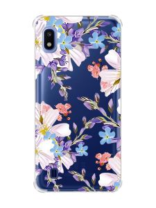 Чохол з потовщеними кутами на Samsung Galaxy A10 (2019)/A105 :: Квітковий малюнок (принт 272)