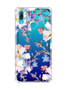 Чохол з потовщеними кутами Huawei Y7 2019/Y7 prime 2019 :: Квітковий малюнок (принт 272)