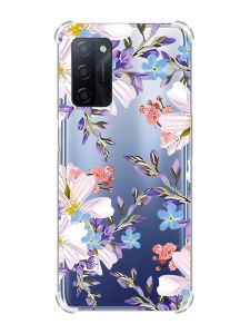 Чохол з потовщеними кутами на Oppo A55 :: Квітковий малюнок (принт 272)