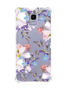 Чохол із потовщеними кутами на Samsung Galaxy J6 (2018) J600F :: Квітковий малюнок (принт 272)