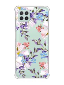 Чохол з потовщеними кутами на Samsung Galaxy A22 4G/M32/M22 :: Квітковий малюнок (принт 272)
