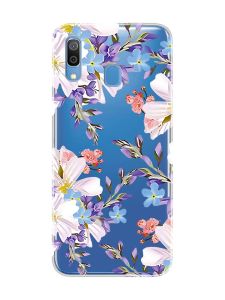 Прозорий чохол для Samsung Galaxy A30 (2019)/A20 (2019) :: Квітковий малюнок (принт 272)