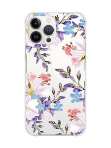 Чохол із потовщеними кутами на iPhone 14 Pro Max :: Квітковий малюнок (принт 272)