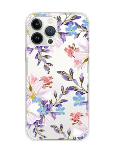 Чохол із потовщеними кутами на iPhone 14 Pro :: Квітковий малюнок (принт 272)