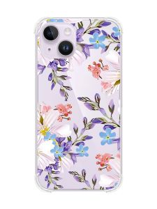 Чохол із потовщеними кутами на iPhone 14 :: Квітковий малюнок (принт 272)