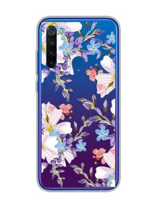 Прозорий чохол на Xiaomi Redmi Note 8T :: Квітковий малюнок (принт 272)
