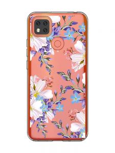 Прозорий чохол для Xiaomi Redmi 9C :: Квітковий малюнок (принт 272)
