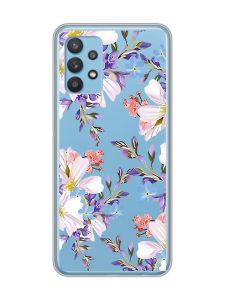Прозорий чохол на Samsung Galaxy A32 :: Квітковий малюнок (принт 272)