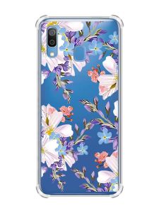 Чохол з потовщеними кутами на Samsung Galaxy A30 (2019) / A20 (2019) :: Квітковий малюнок (принт 272)