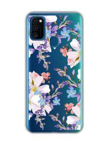 Прозорий чохол на Samsung Galaxy M30s/М21  :: Квітковий малюнок (принт 272)