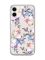 Прозорий чохол на iPhone 12 mini :: Квітковий малюнок (принт 272)