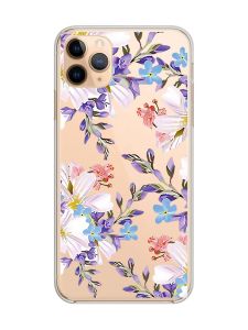 Прозорий чохол на iPhone 11 Pro Max (6,5) :: Квітковий малюнок (принт 272)
