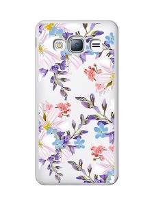 Прозорий чохол на Samsung Galaxy J3 2016 (J310) :: Квітковий малюнок (принт 272)