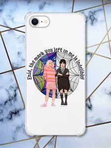 Чохол з потовщеними кутами на iPhone 7/ 7s/ 8/ 8s :: Дівчата з Венздей (принт 211)