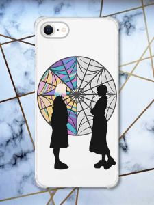 Чохол з потовщеними кутами на iPhone 7/ 7s/ 8/ 8s :: Силуети. Венздей (принт 210)