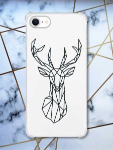 Чохол з потовщеними кутами на iPhone 7/ 7s/ 8/ 8s :: Олень (принт 128)