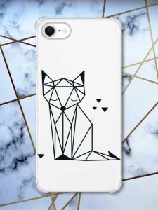 Чохол з потовщеними кутами на iPhone 7/ 7s/ 8/ 8s :: Лисиця (принт 126)