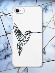 Чохол з потовщеними кутами на iPhone 7/ 7s/ 8/ 8s :: Колібрі (принт 122)