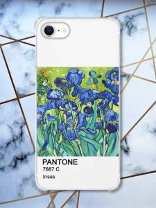 Чохол з потовщеними кутами на iPhone 7/ 7s/ 8/ 8s :: Іриси (принт 75)