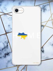 Чохол з потовщеними кутами на iPhone 7/ 7s/ 8/ 8s :: Дім Україна (патріотичний принт 73)