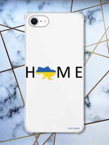 Чохол з потовщеними кутами на iPhone 7/ 7s/ 8/ 8s :: Дім Україна (патріотичний принт 72)