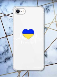 Чохол з потовщеними кутами на iPhone 7/ 7s/ 8/ 8s :: В ритмі ЗСУ (патріотичний принт 71)