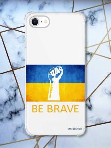 Чохол з потовщеними кутами на iPhone 7/ 7s/ 8/ 8s :: Мужність Україна (патріотичний принт 42)