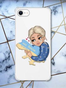 Чохол з потовщеними кутами на iPhone 7/ 7s/ 8/ 8s :: Моя Україна (патріотичний принт 24)