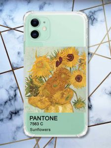 Чохол з потовщеними кутами на Apple iPhone 11 (6.1) :: Соняхи (принт 81)