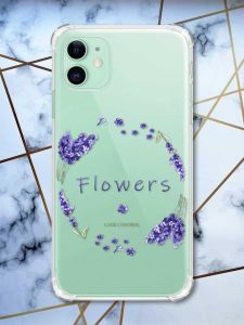 Чохол з потовщеними кутами на Apple iPhone 11 (6.1) :: Лавандовий віночок (принт 19)