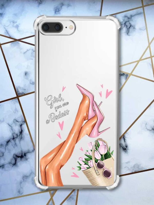 Чохол з потовщеними кутами на iPhone 7 Plus/8 Plus :: Ніжки (принт 62)