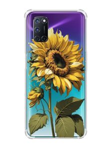 Чохол з потовщеними кутами на Oppo A52/A72/A92 :: Соняшник (принт 274)