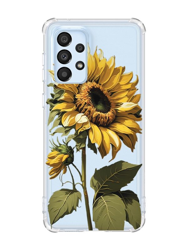 Чохол з потовщеними кутами на Samsung Galaxy A33 5G :: Соняшник (принт 274)