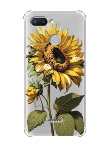 Чохол із потовщеними кутами для Xiaomi Redmi 6 :: Соняшник (принт 274)