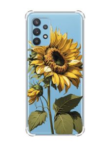 Чохол з потовщеними кутами на Samsung Galaxy A32 :: Соняшник (принт 274)