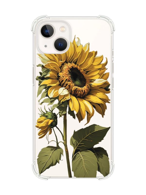 Чохол із потовщеними кутами на iPhone 14 Plus :: Соняшник (принт 274)